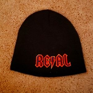 RE⚡AL skateboard company winter hat beanie